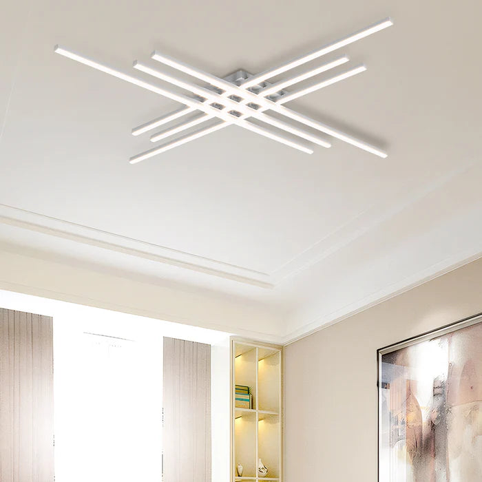 LumeLine – Minimalist LED Ceiling Light with Artistic Linear Design