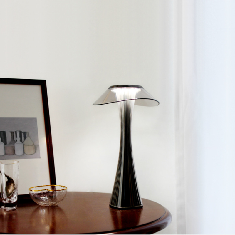 GlowDiamond - LED Table Lamp with Cordless Design and Mesmerizing Glow