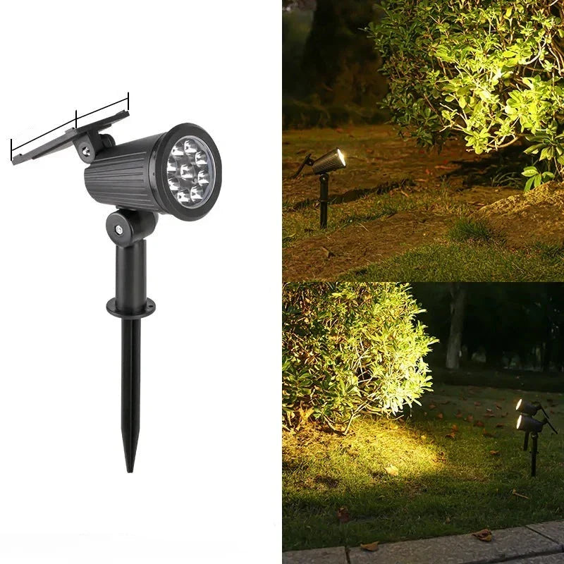 SolarGlow – Solar-Powered LED Lawn Light for Outdoor Illumination and Aesthetics