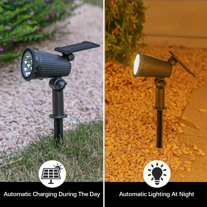 SolarGlow – Solar-Powered LED Lawn Light for Outdoor Illumination and Aesthetics