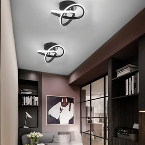 LumaGlow – Minimalist Metal LED Ceiling Light for Sophisticated Style