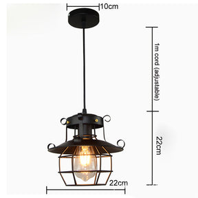 LumiRetro - Industrial Vintage Pendant Light to illuminate your Spaces