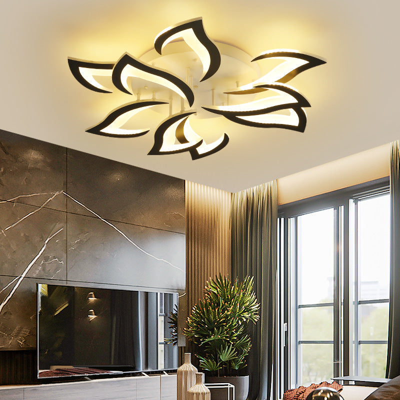 Florentia - Modern LED Ceiling Light with Floral Design