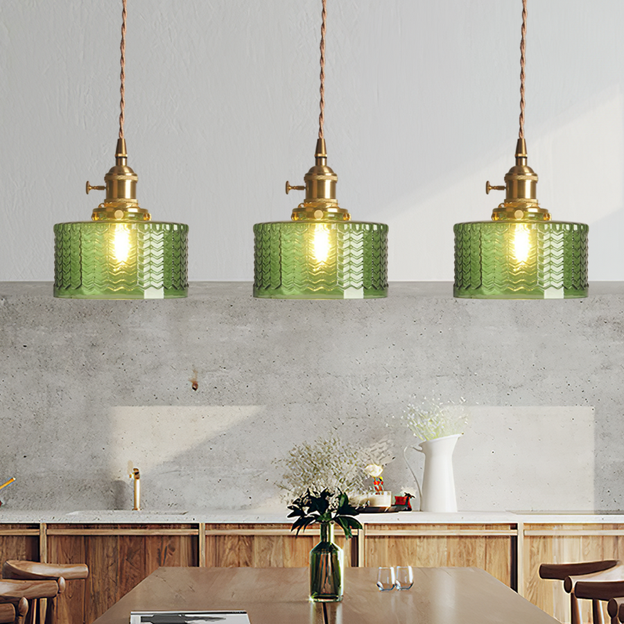 LumiGlow - Vintage Inspired Pendant Light for Kitchen and Dining Areas