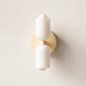 CreamGlow – Elegant Double-Head Wall Sconce for Modern Sophisticatio