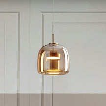 LumaGlobe – Elegant Pendant Light with Glass Shade and Minimalist Design