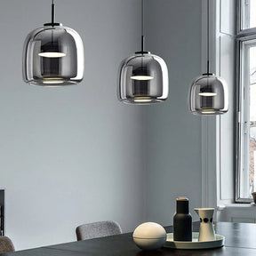 LumaGlobe – Elegant Pendant Light with Glass Shade and Minimalist Design