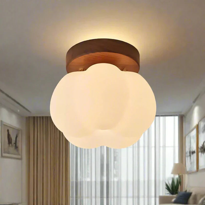 GlowPump – Playful Pumpkin Ceiling Light for Cozy Spaces