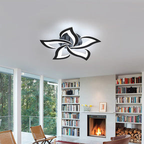 Florentia - Modern LED Ceiling Light with Floral Design