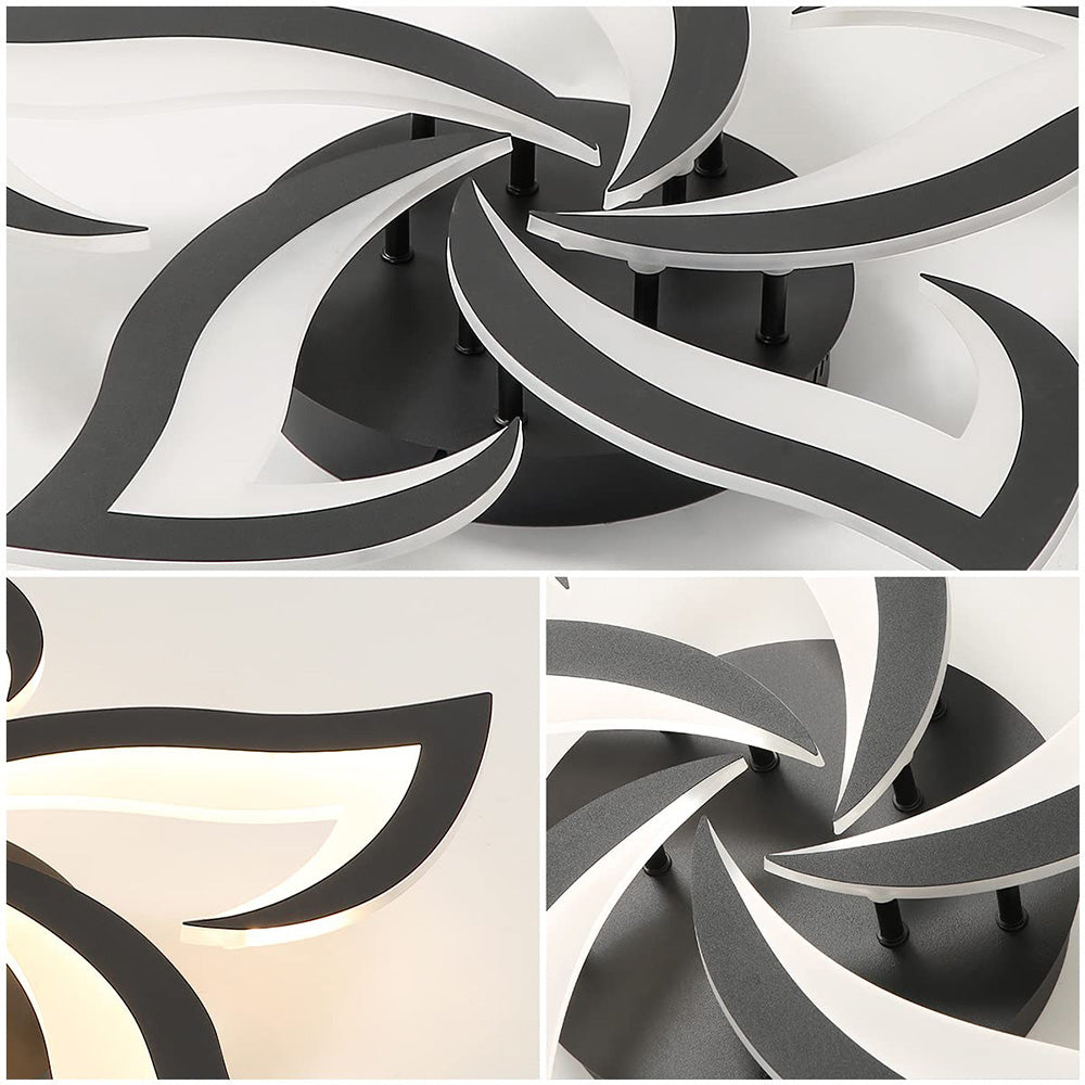 Florentia - Modern LED Ceiling Light with Floral Design