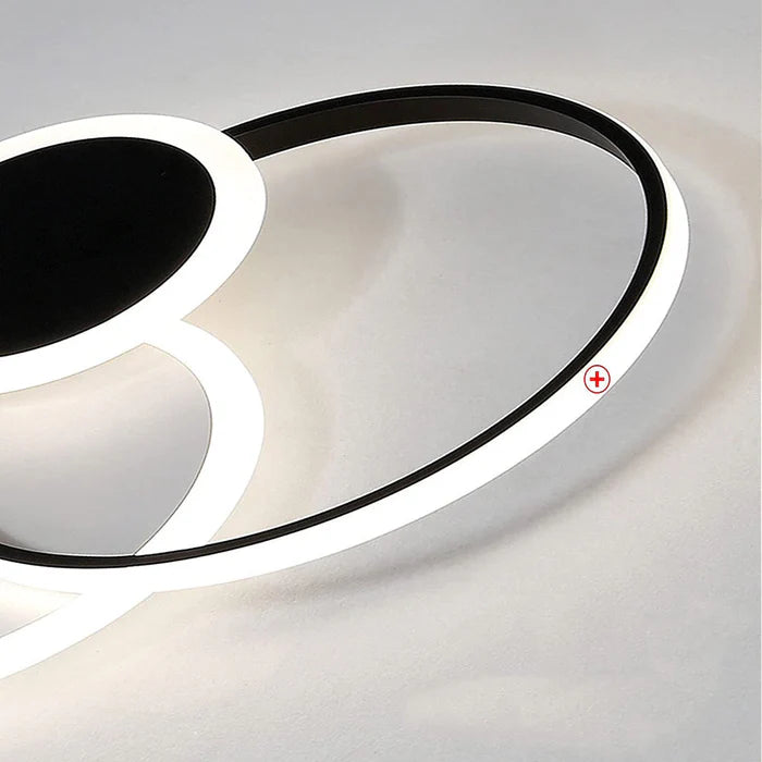 RoundGlow – Elegant LED Flush Mount Ceiling Light for a Sophisticated Bedroom