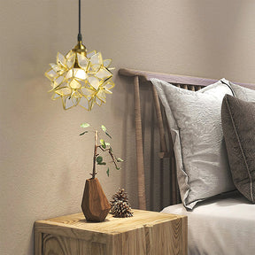 PetalGlow – Decorative Pendant Light with Flower-Like Sculptural Design