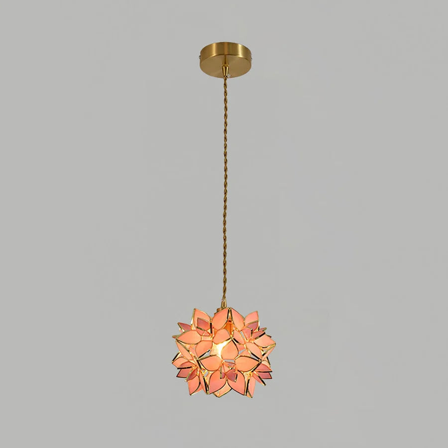 PetalGlow – Decorative Pendant Light with Flower-Like Sculptural Design