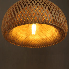 LumoWeave - Handcrafted Woven Pendant Light with unique Design