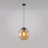 LumiOrb – Nordic Round Glass Pendant Light for a Modern Kitchen