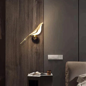 LuxeBeam – Modern Bird Inspired Wall Light with Adjustable Magnetic Design