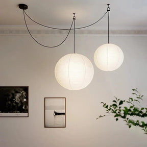 LumoLantern – Modern Pendant Light Fixture with Soft Diffused Lantern Design