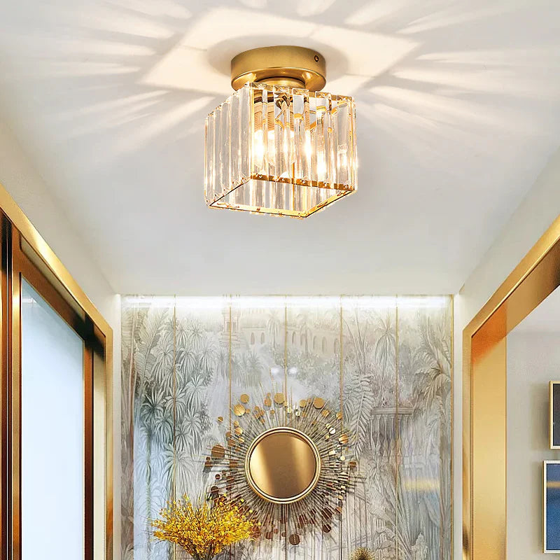 CrystalLume – Contemporary crystal ceiling light for any modern spaces