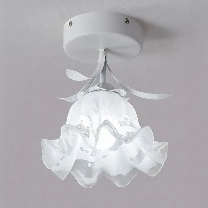 TiffaGlow - Stylish ceiling light with floral design and vintage charm