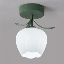 TiffaGlow - Stylish ceiling light with floral design and vintage charm