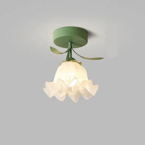 TiffaGlow - Stylish ceiling light with floral design and vintage charm