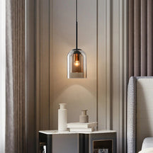 LumiScape - Modern Double Layer Pendant Light for Dining Room and Stylish Interiors