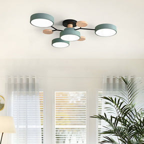 GlowNest - Modern Multi-Arm LED Ceiling Light, Contemporary Statement Piece