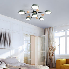 GlowNest - Modern Multi-Arm LED Ceiling Light, Contemporary Statement Piece