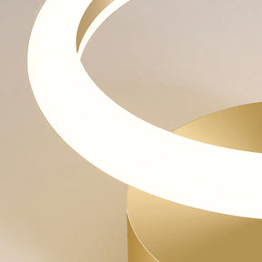 LumiGold - Mini Gold LED Ceiling Light for Luxurious Interiors