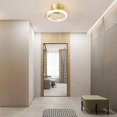 LumiGold - Mini Gold LED Ceiling Light for Luxurious Interiors