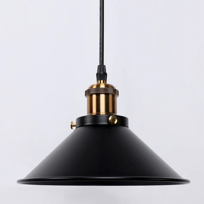 IronGlow – Industrial Retro Pendant Light with Bold Vintage Design