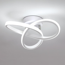 LumaGlow – Minimalist Metal LED Ceiling Light for Sophisticated Style