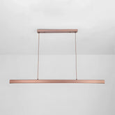 LineGlow - Minimalist One-Line LED Pendant Light for a Sleek Dining Room