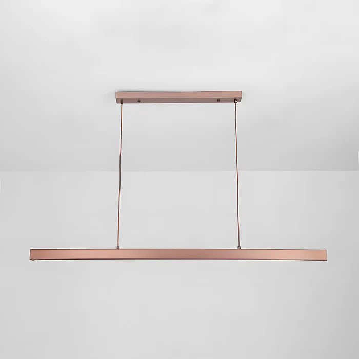 LineGlow - Minimalist One-Line LED Pendant Light for a Sleek Dining Room