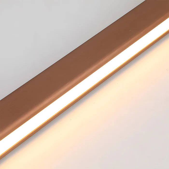 LineGlow - Minimalist One-Line LED Pendant Light for a Sleek Dining Room