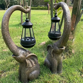 ElephantGlow – Magical Elephant Lantern Solar Lamp