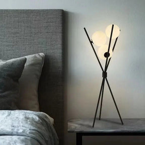 OrbitGlow – Elegant LED Table and Floor Lamp for a Serene Ambiance