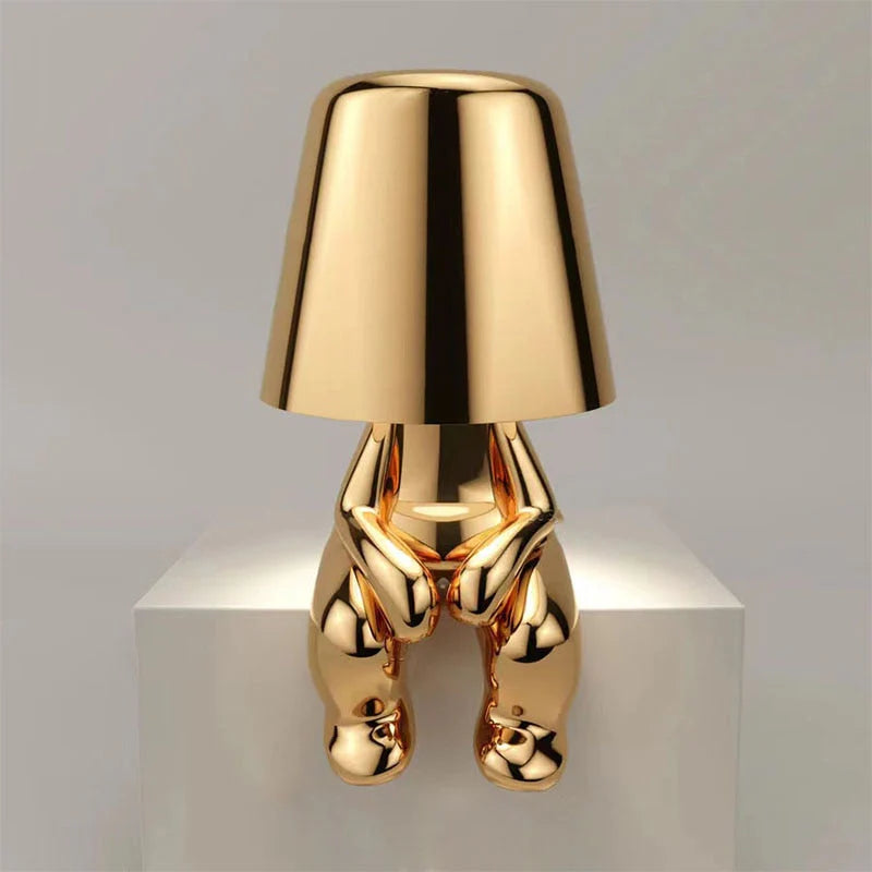 PlayGlow – Whimsical Humanoid Figure Table Lamp for Fun, Playful Interiors