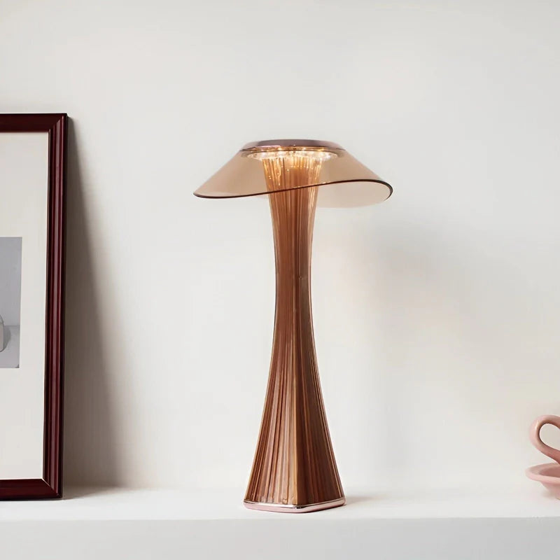 NordicFlare – Elegant Tall Table Lamp with Sleek Contoured Design