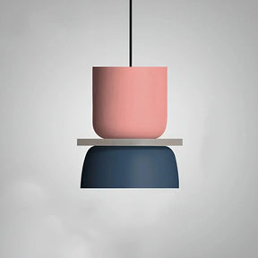 VivaGlow – Playful Layered Pendant Light with Vibrant and Modern Design