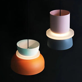 VivaGlow – Playful Layered Pendant Light with Vibrant and Modern Design