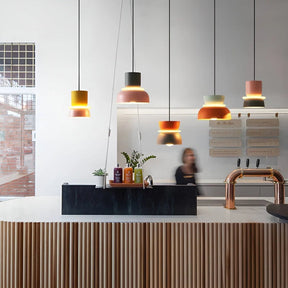 VivaGlow – Playful Layered Pendant Light with Vibrant and Modern Design