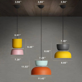 VivaGlow – Playful Layered Pendant Light with Vibrant and Modern Design