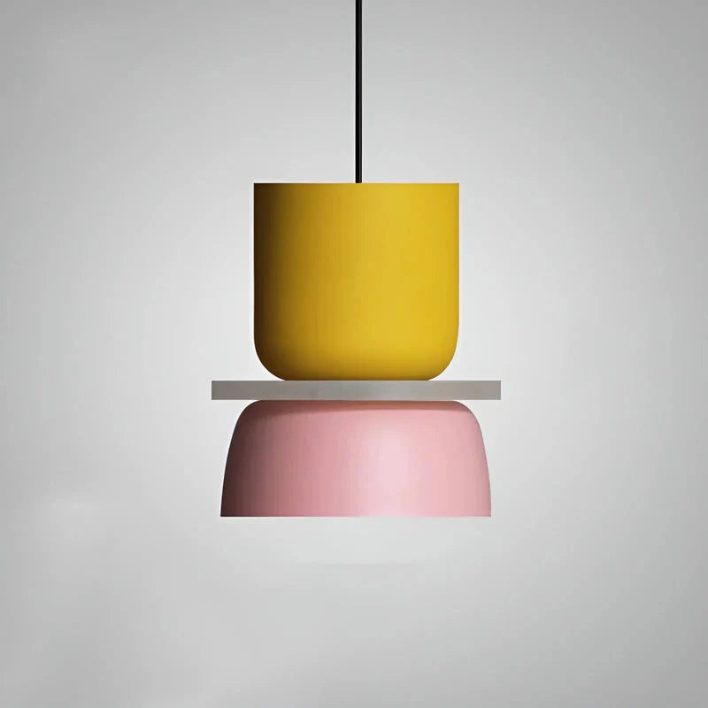 VivaGlow – Playful Layered Pendant Light with Vibrant and Modern Design