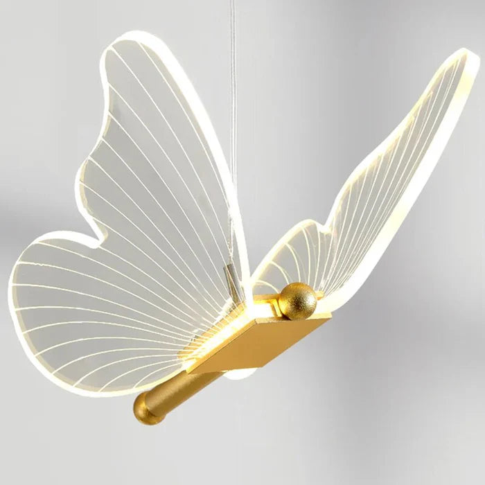 GlowWings - Stylish butterfly pendant lamp with artistic design and elegant charm