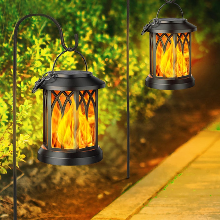 FlameGlow - Solar-Powered Lanterns with Realistic Flame Effect