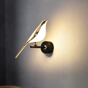 LuxeBeam – Modern Bird Inspired Wall Light with Adjustable Magnetic Design