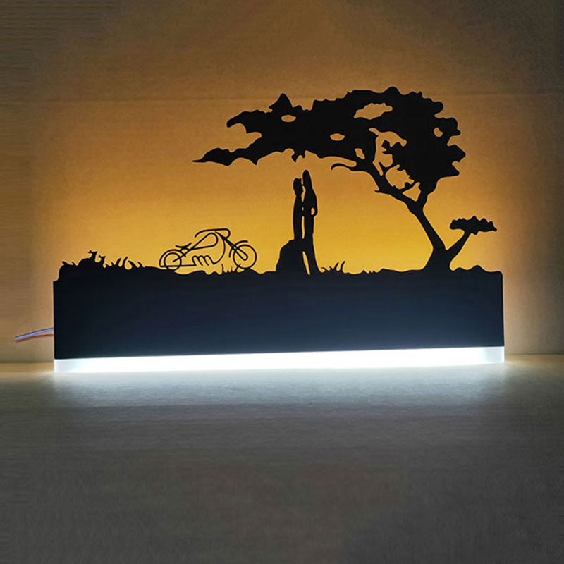 ShadowLume – Decorative LED Wall Lamp with Artistic Silhouette Glow