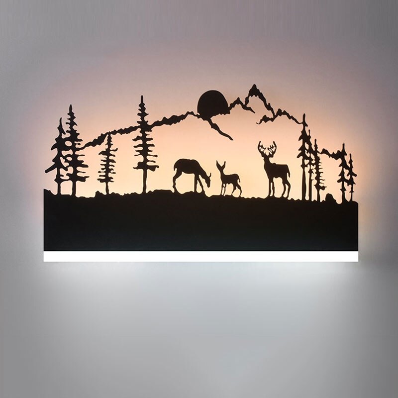 ShadowLume – Decorative LED Wall Lamp with Artistic Silhouette Glow