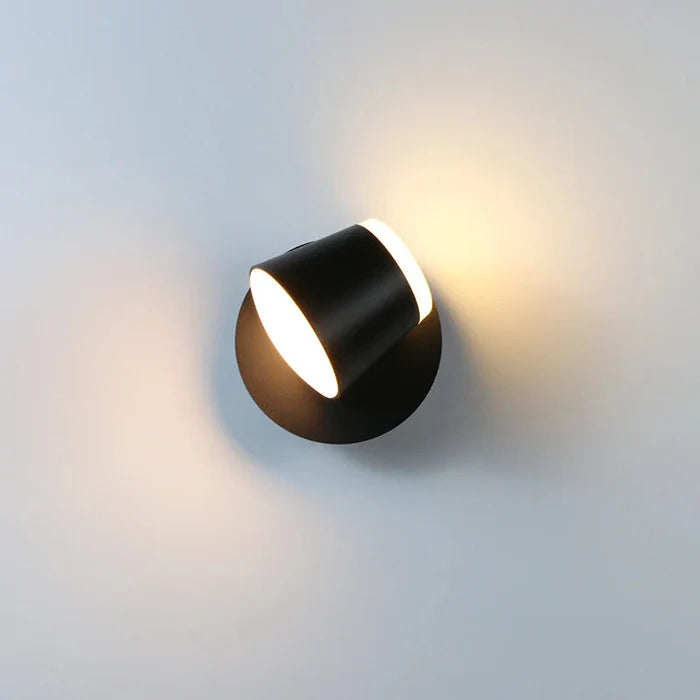 AuraLume - Minimalist round LED wall light with sleek and modern design